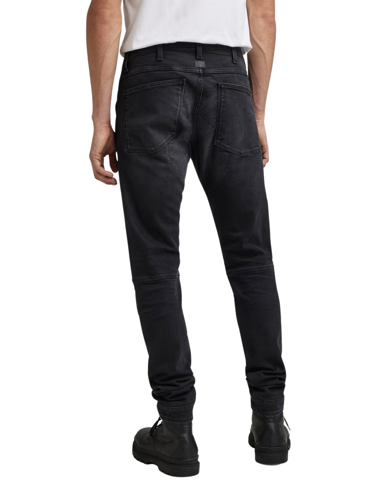 G-Star Jean 5620 3D Zip Knee Worn In Black Onyx